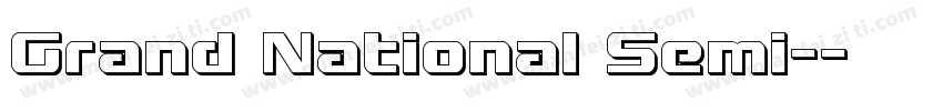 Grand National Semi-字体转换